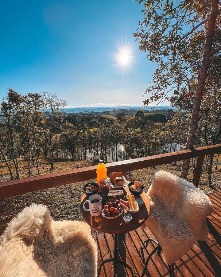 Villa Cabana Romantica Na Serra Com Hidro, Lareira, Lagos E Trilhas Bom Retiro  Exterior foto